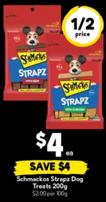 Drakes Schmackos Strapz Dog Treats offer