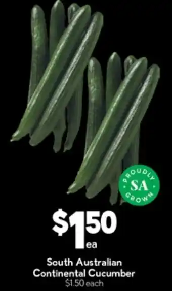 Drakes South Australian Continental Cucumber offer
