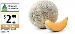 Supabarn Rockmelon whole offer