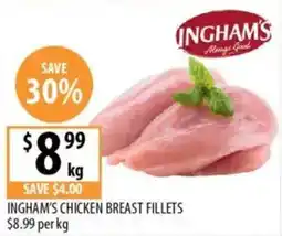 Supabarn Ingham's chicken breast fillets offer