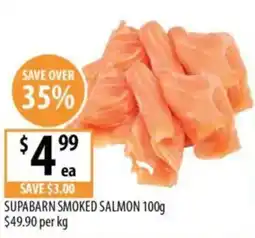 Supabarn Supabarn smoked salmon offer
