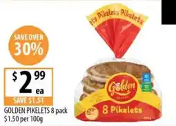 Supabarn Golden pikelets offer
