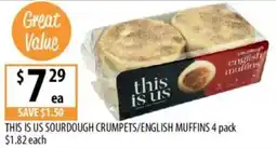 Supabarn This is us sourdough crumpets/english muffins offer