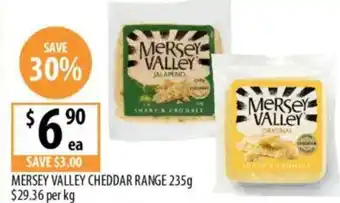 Supabarn Mersey valley cheddar range offer