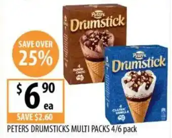 Supabarn Peters drumsticks multi packs offer