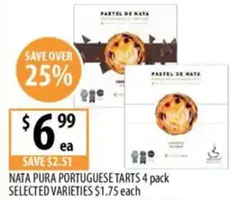 Supabarn Nata pura portuguese tarts selected varieties offer