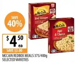 Supabarn Mccain redbox meals offer