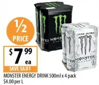 Supabarn Monster energy drink offer