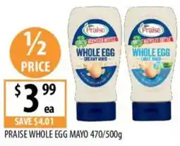 Supabarn Praise whole egg mayo offer
