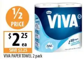 Supabarn Viva paper towel offer