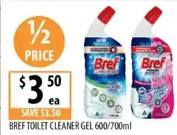 Supabarn Bref toilet cleaner gel offer