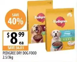 Supabarn Pedigree dry dog food offer