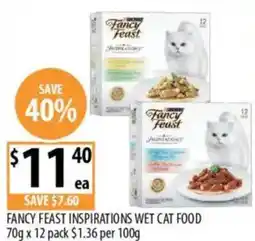 Supabarn Fancy feast inspirations wet cat food offer