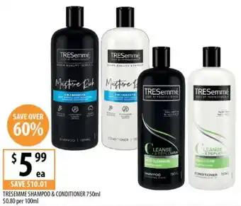 Supabarn Tresemme shampoo & conditioner offer