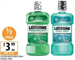 Supabarn Listerine mouth wash offer