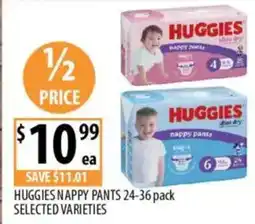 Supabarn Huggies nappy pants selected varieties offer