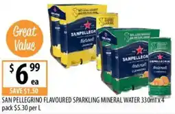 Supabarn San pellegrino flavoured sparkling mineral water offer