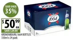 Supabarn Kronenbourg 1664 bottles offer