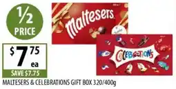 Supabarn Maltesers & celebrations gift box offer
