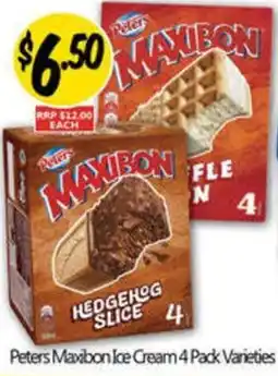 NQR Peters Maxibon Ice Cream offer