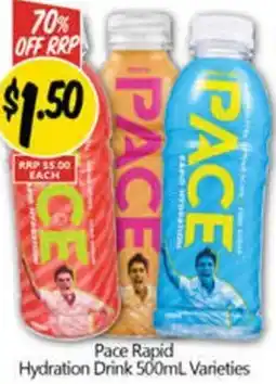NQR Pace Rapid Hydration Drink offer