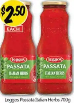 NQR Leggos Passata Italian Herbs offer