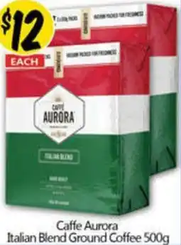 NQR Caffe Aurora Italian Blend Ground Coffee offer