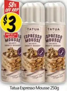NQR Tatua Espresso Mousse offer