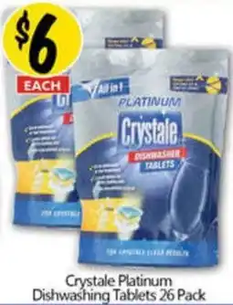 NQR Crystale Platinum Dishwashing Tablets offer