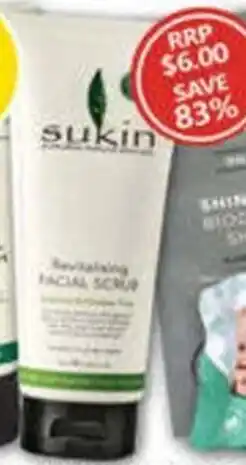 NQR Sukin Revitalising Facial Scrub offer