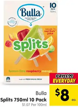 Spar Bulla Splits offer