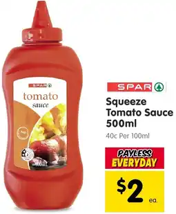 Spar SPAR Squeeze Tomato Sauce offer