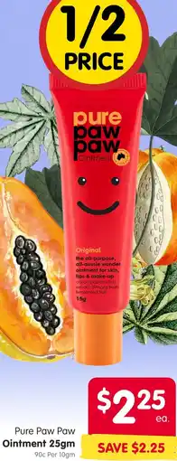 Spar Pure Paw Paw Ointment offer