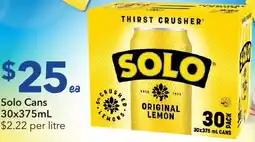 Ritchies Solo Cans offer