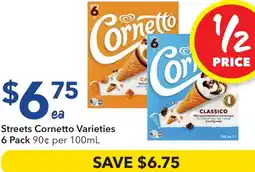 Ritchies Streets Cornetto Varieties offer