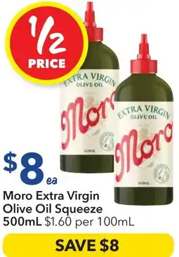 Ritchies Moro Extra Virgin Olive Oil Squeeze offer