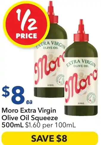 Ritchies Moro Extra Virgin Olive Oil Squeeze offer