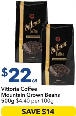 Ritchies Vittoria Coffee Mountain Grown Beans offer