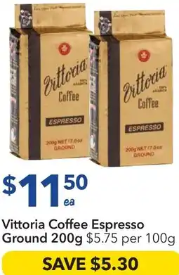 Ritchies Vittoria Coffee Espresso Ground offer
