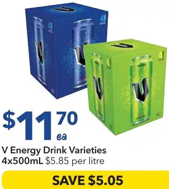 Ritchies V Energy Drink offer