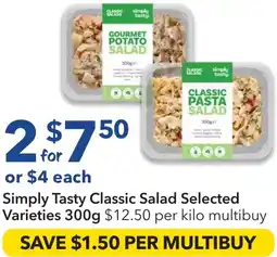Ritchies Simply Tasty Classic Salad Selected Varieties offer
