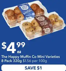 Ritchies The Happy Muffin Co Mini Varieties 8 Pack offer
