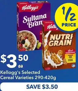 Ritchies Kellogg's Selected Cereal Varieties offer