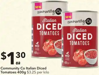 Ritchies Community Co Italian Diced Tomatoes offer