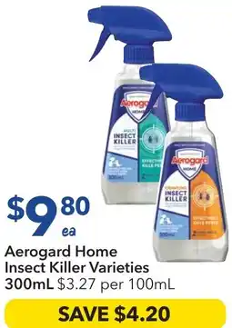 Ritchies Aerogard Home Insect Killer Varieties offer