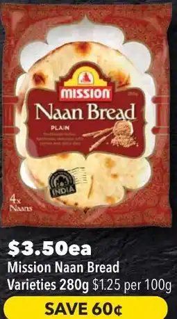 Ritchies Mission Naan Bread Varieties offer