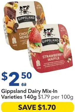 Ritchies Gippsland Dairy Mix-In Varieties offer