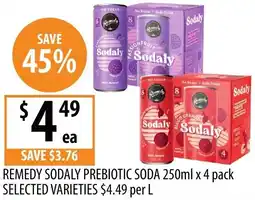 Supabarn Remedy sodaly prebiotic soda offer