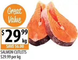 Supabarn Salmon cutlets offer