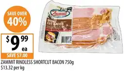 Supabarn Zammit rindless shortcut bacon offer
